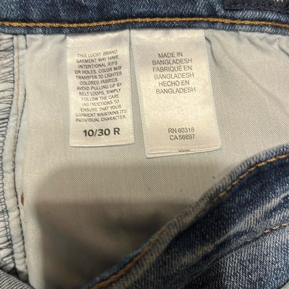 Lucky Brand Blue Skinny Jeans with Worn-In Look - Picture 12 of 16